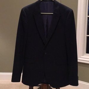 Topman Navy Blue Blazer